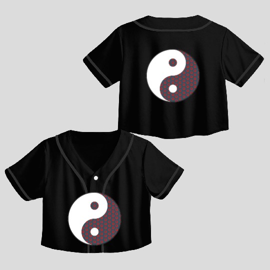 Phish: Yin Yang Crop Top Baseball Jerseys