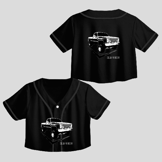 Squarebody Classic Square Body Truck Crop Top Baseball Jerseys