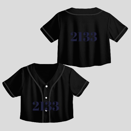 2133 Crop Top Baseball Jerseys