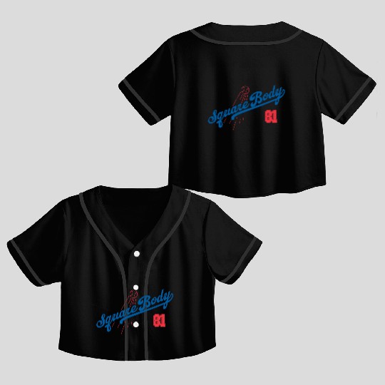 1981 Square Body Crop Top Baseball Jerseys