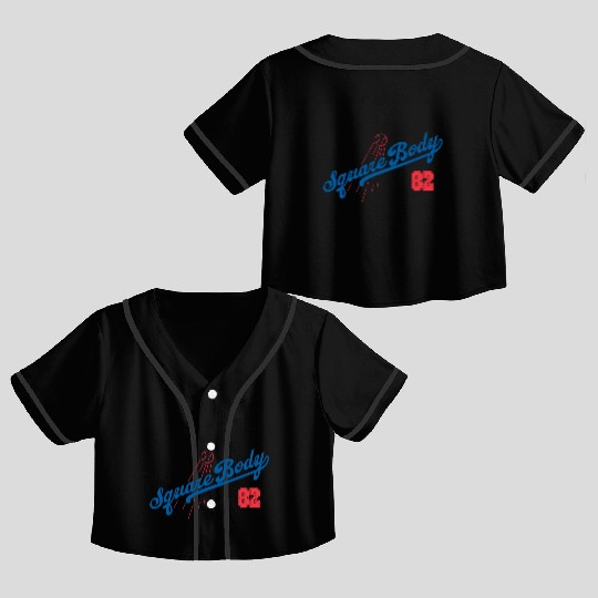 1982 Square Body Crop Top Baseball Jerseys