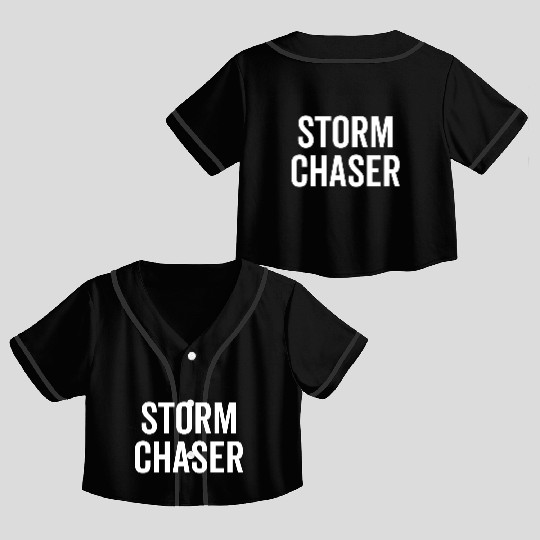 Storm Chaser Crop Top Baseball Jerseys