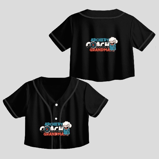 Archery Archer Bowman Crop Top Baseball Jerseys
