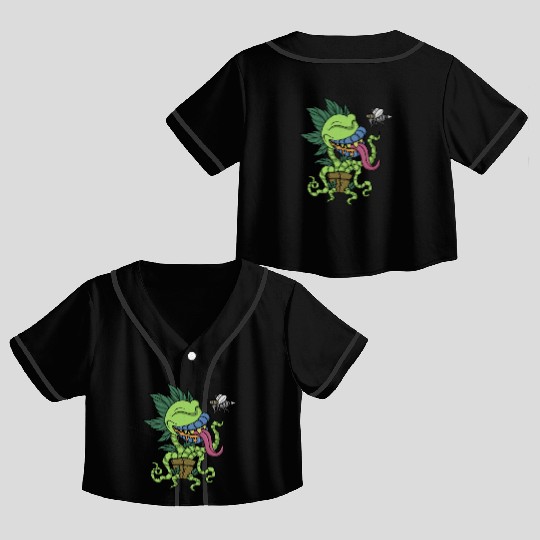 Venus Fly Trap Botanical Monster Plant Carnivorous Crop Top Baseball Jerseys