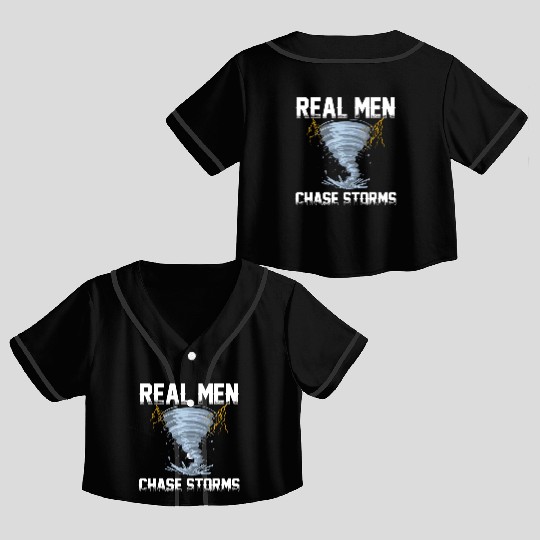 storm chasers Crop Top Baseball Jerseys