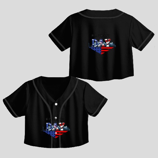 Patriot Day 9.11 Crop Top Baseball Jerseys