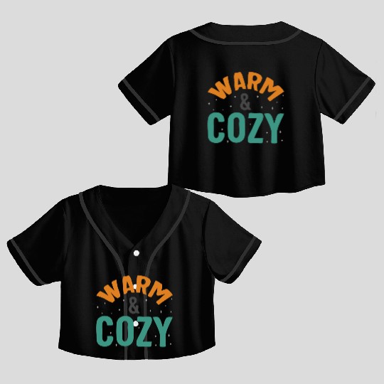 Halloween Theme Warm And Cozy Coffee Lover Mug Crop Top Baseball Jerseys