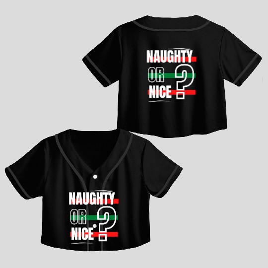 Naughty or Nice? Crop Top Baseball Jerseys