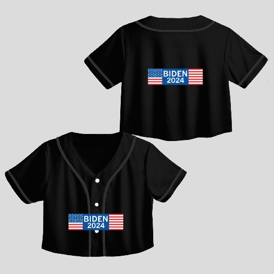 Biden 2024 Crop Top Baseball Jerseys