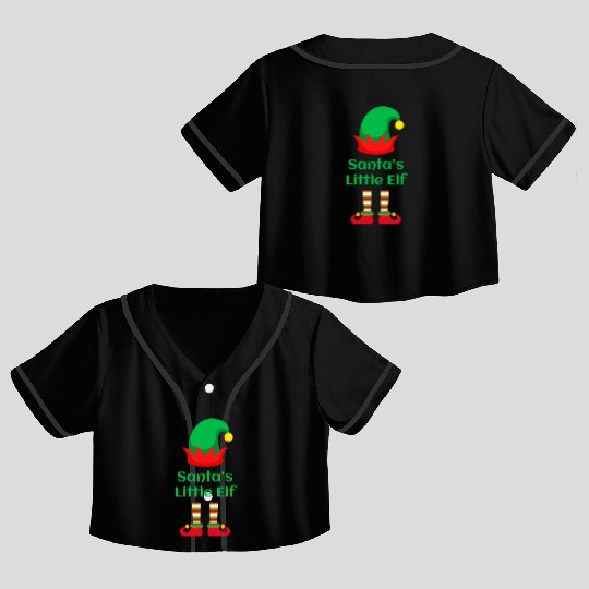 Little Elf Crop Top Baseball Jerseys