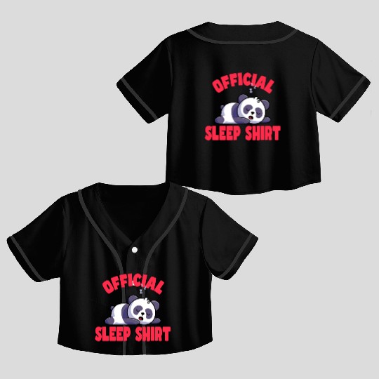 Good night Crop Top Baseball Jerseys