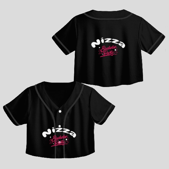 Bachelor Party Crop Top Baseball Jerseys Nizza Pre Wedding