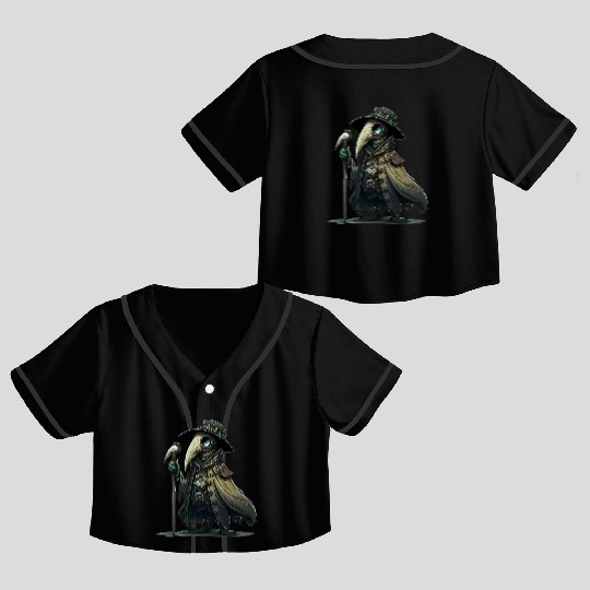 Lil' Plague Doctor Crop Top Baseball Jerseys