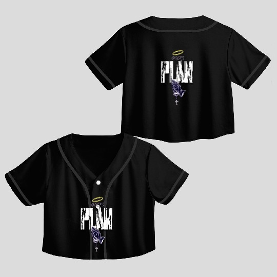 Gods Plan Crop Top Baseball Jerseys