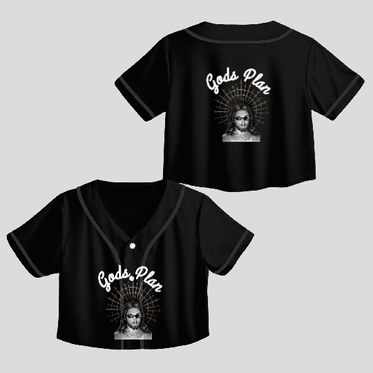 Gods Plan Crop Top Baseball Jerseys