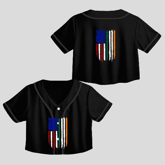 US Immigrant Indigenous USA Immigrants america Crop Top Baseball Jerseys