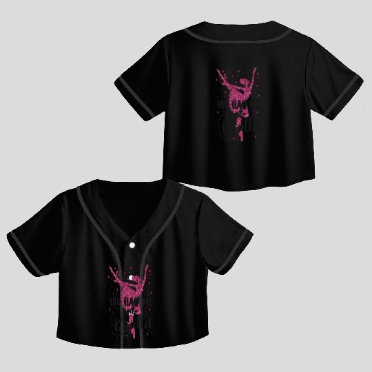 Ballet Dancer Dance Girl Ballerina Crop Top Baseball Jerseys