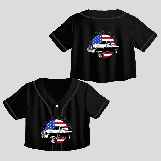 Squarebody Truck 4X4 Square Body Crop Top Baseball Jerseys