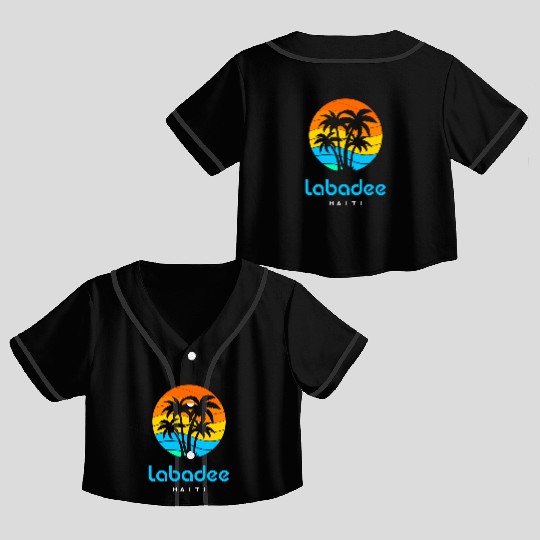 Haiti Labadee Crop Top Baseball Jerseys