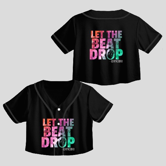 Doctor Nurse Let The Beat Drop Adenosine Crop Top Baseball Jerseys