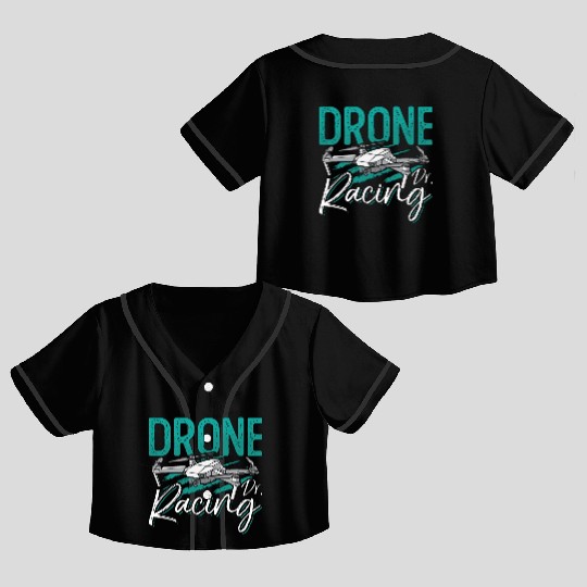 Drone Racing Dr. Fpv Race Drone Race Multicopter Crop Top Baseball Jerseys