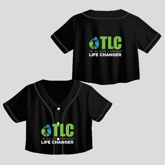 TLC LC Logo v2 1 Crop Top Baseball Jerseys