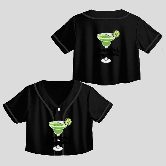 Ermagerd Margarita Crop Top Baseball Jerseys