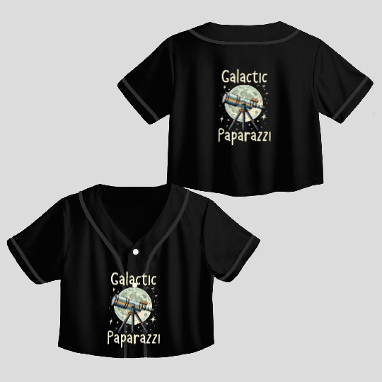 Astrophotography Astronomy Space Camera Star Watch Crop Top Baseball Jerseys