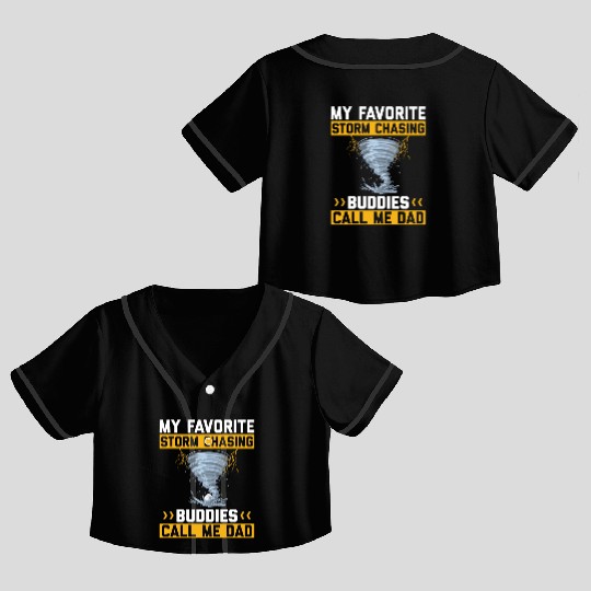 Storm chasers Crop Top Baseball Jerseys