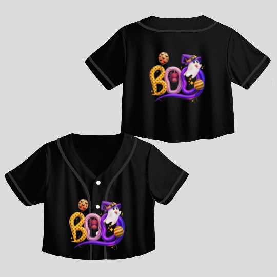 Boo Boo Crew Crop Top Baseball Jerseys