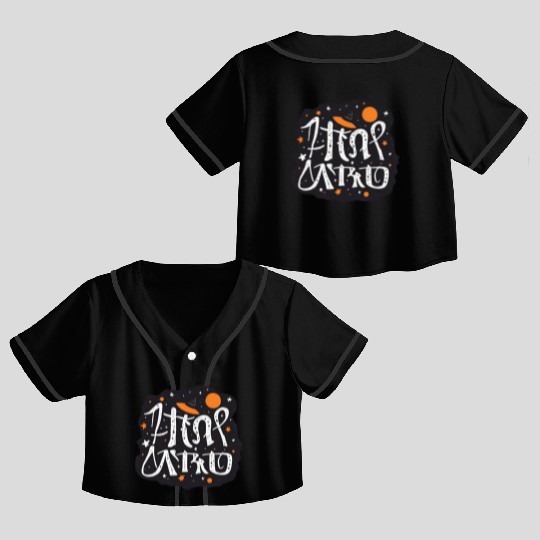 Astro Halloween Crop Top Baseball Jerseys