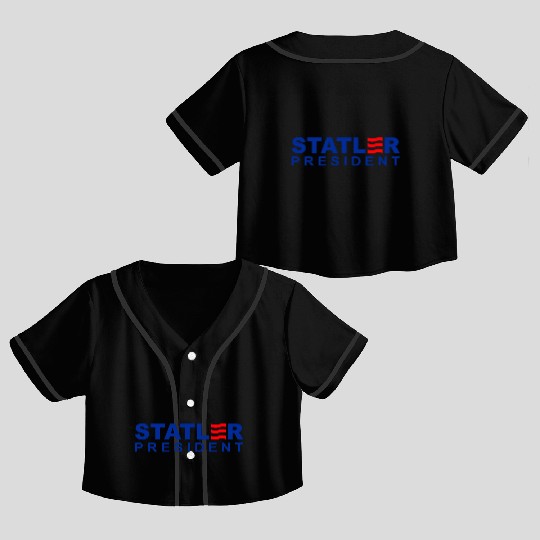 Statler and Waldorf For President Crop Top Baseball Jerseys