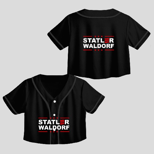 Statler and Waldorf Crop Top Baseball Jerseys