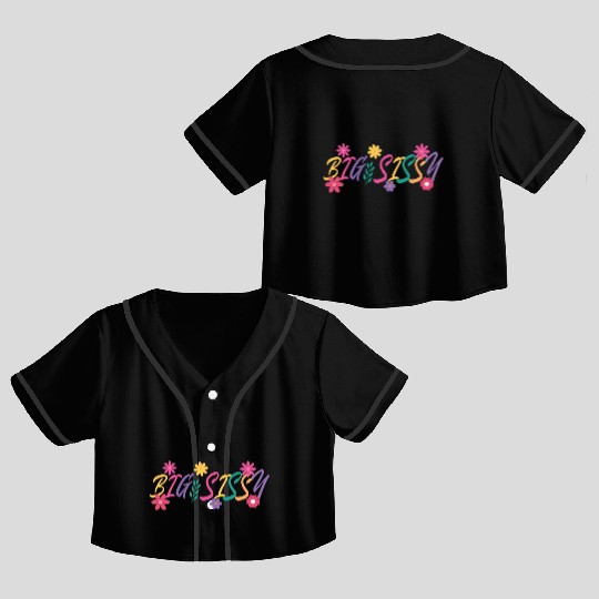 Big Sissy Crop Top Baseball Jerseys