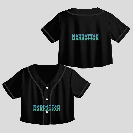 Manhattan Crop Top Baseball Jerseys