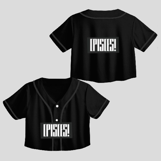 pisces zodiac Crop Top Baseball Jerseys