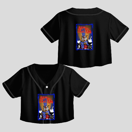 Gundam RX 78 Crop Top Baseball Jerseys