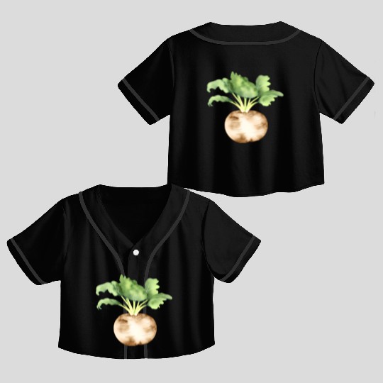 Fresh Turnip Crop Top Baseball Jerseys