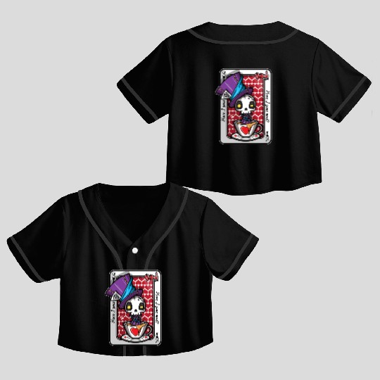 Mad Hatter Crop Top Baseball Jerseys