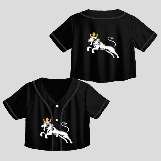 Lion king Crop Top Baseball Jerseys