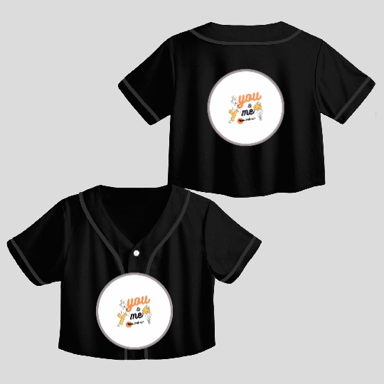 Mom and son Crop Top Baseball Jerseys