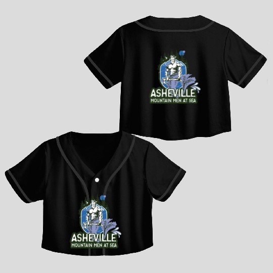 Asheville mountain men at sea Crop Top Baseball Jerseys