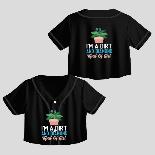 Plant Mom Life Crop Top Baseball Jerseys