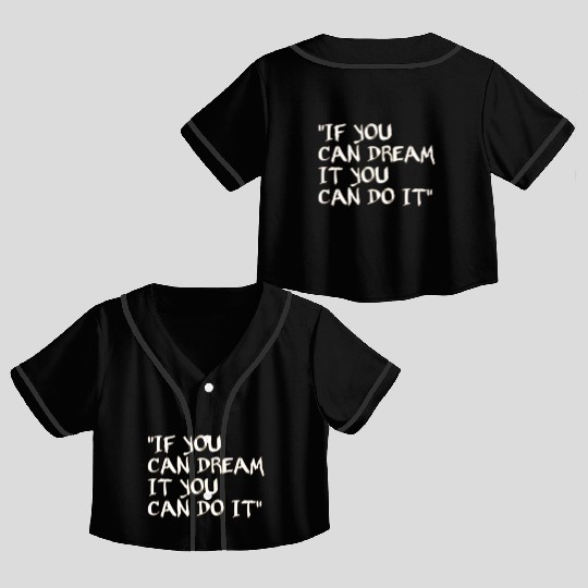 Summer Time Crop Top Baseball Jerseys