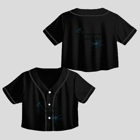 Beautiful Day Magic Crop Top Baseball Jerseys
