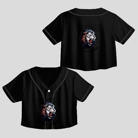 Yeshua Lion King Crop Top Baseball Jerseys