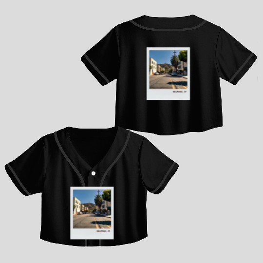 Mono Enterprises "Travels" Hollywood #3 Crop Top Baseball Jerseys