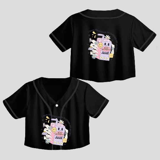 Anti Anxiety Crop Top Baseball Jerseys