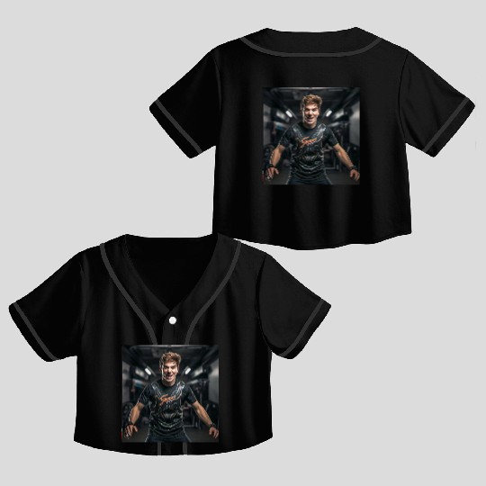 Unisex jersey Crop Top Baseball Jerseys