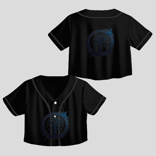 Tree of Life Crop Top Baseball Jerseys